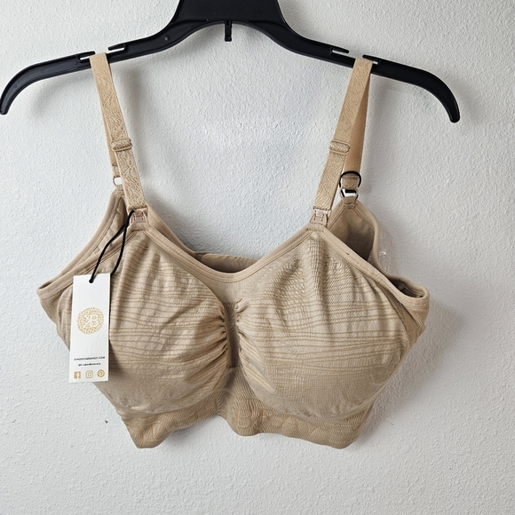 Kindred Bravely Simply Sublime® Nursing Bra Size XL NWT Beige - Picture 4 of 10